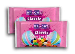 Brach's front packaging showing colorful jelly bird eggs, perfect for sharing