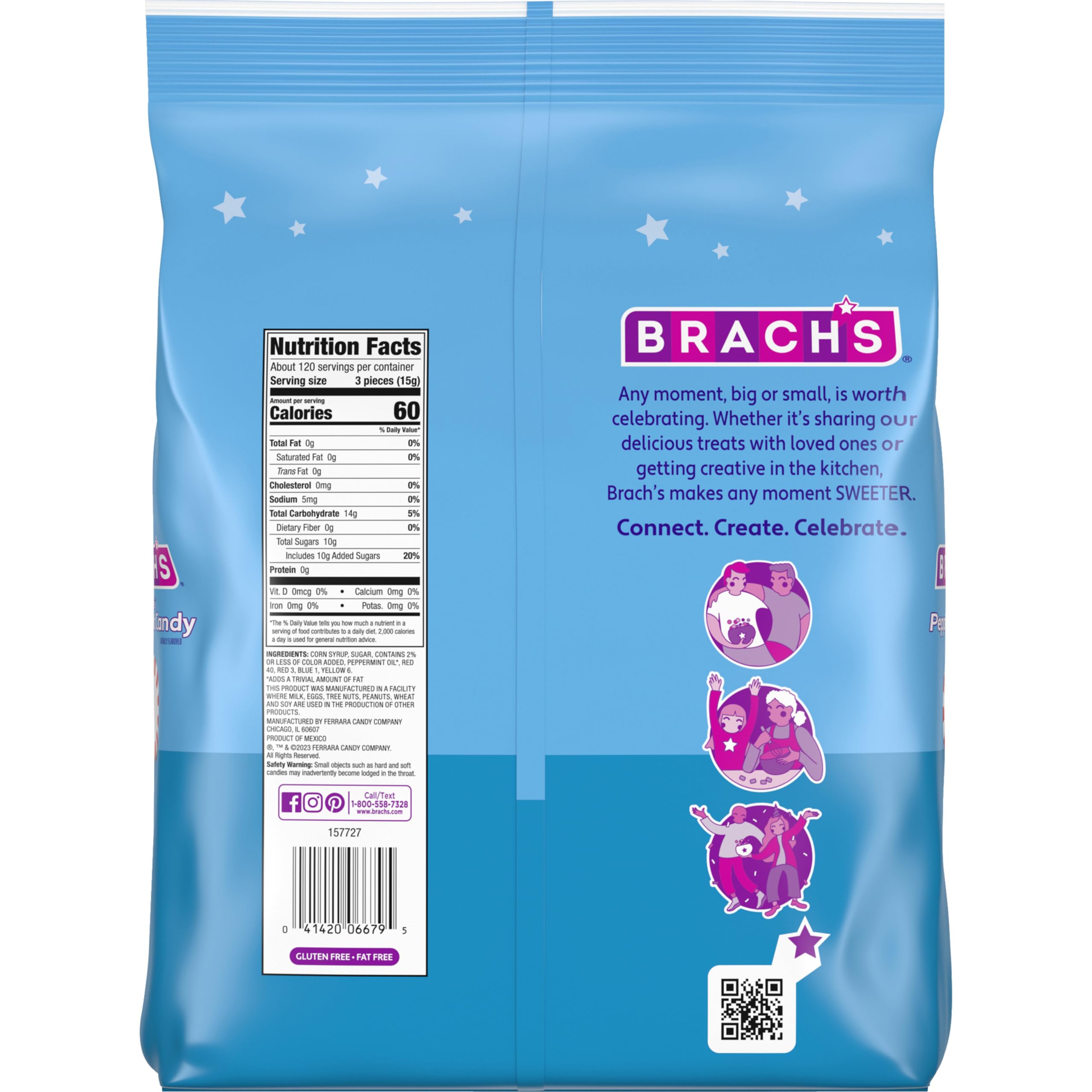 Brach's bowl of mints on party table adding festive, shareable minty treats