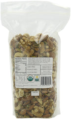 Braga Organic Farms close-up of mixed nuts texture and fresh quality