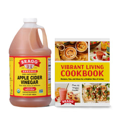 Bragg 64 oz front packaging showing label and USDA Organic benefit