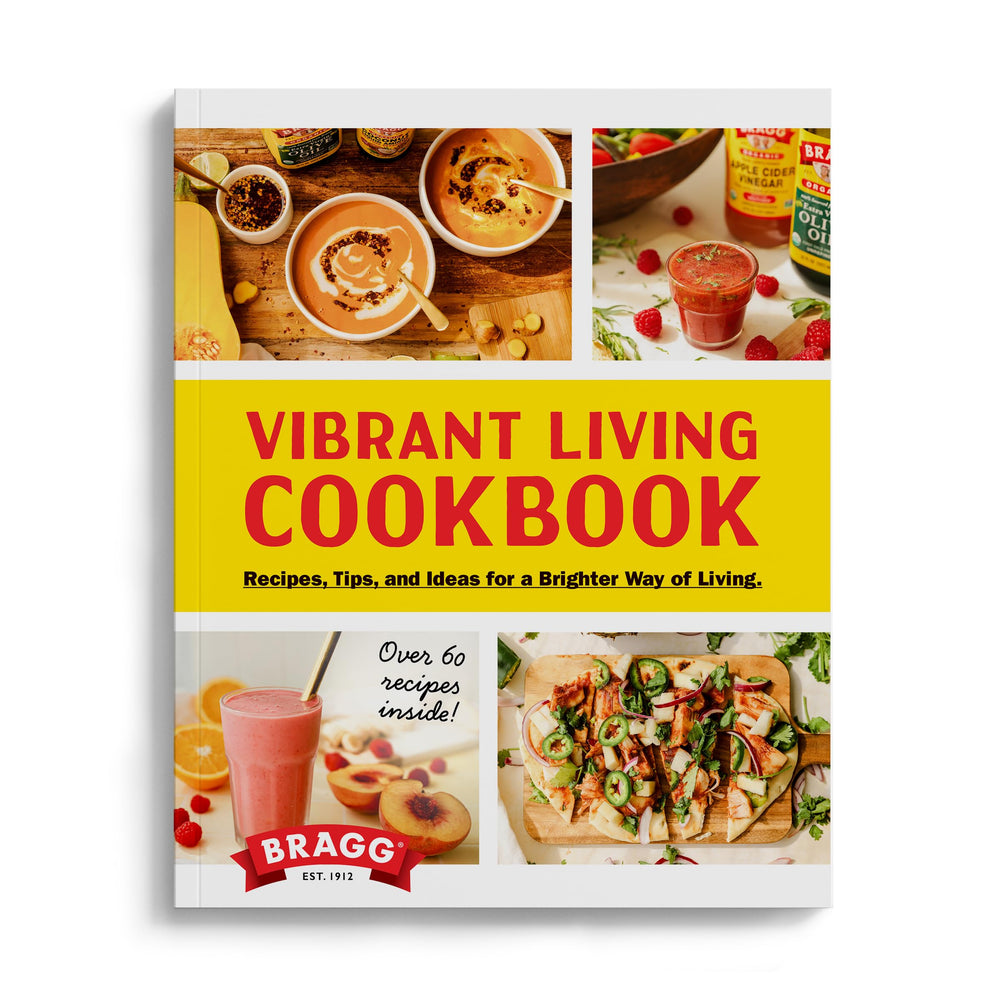 Bragg vinaigrette preparation with ingredients showing culinary versatility benefit