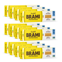 Brami front packaging showing spaghetti and product benefits