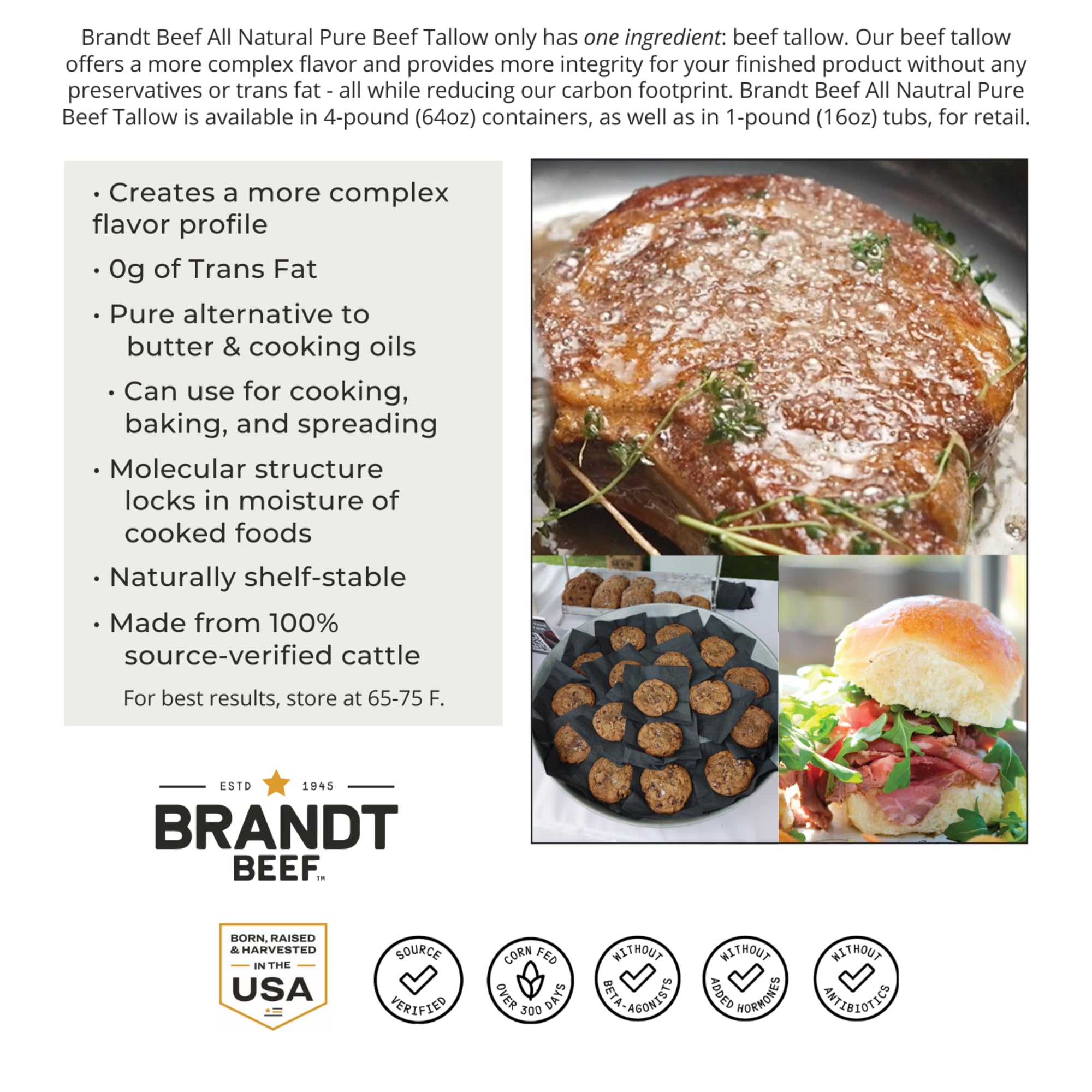 Cattle on Brandt Beef family ranch illustrating sustainably sourced beef fat