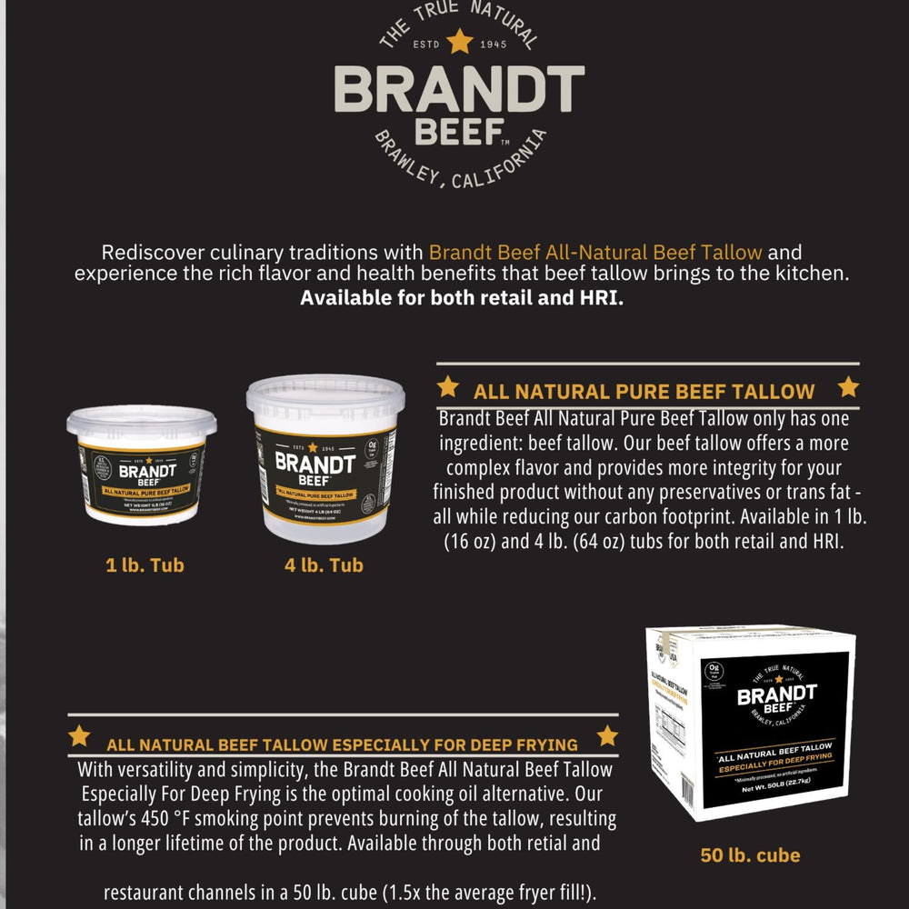 Spoon scooping Brandt Beef tallow demonstrating easy portioning and smoothness
