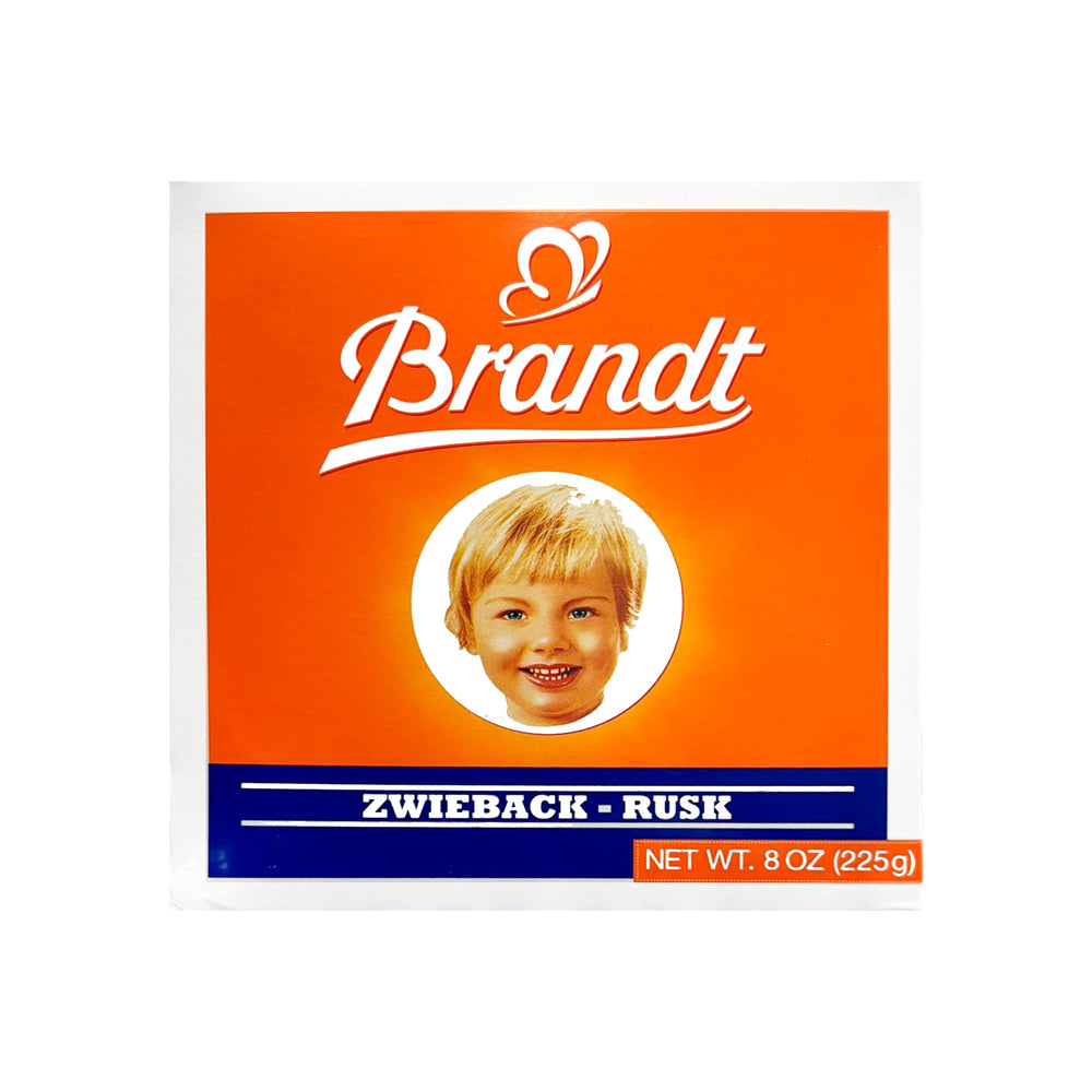Brandt zwieback topped with jam illustrating quick breakfast option
