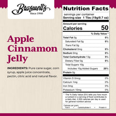 Braswell's label detail highlighting ingredients and small-batch quality
