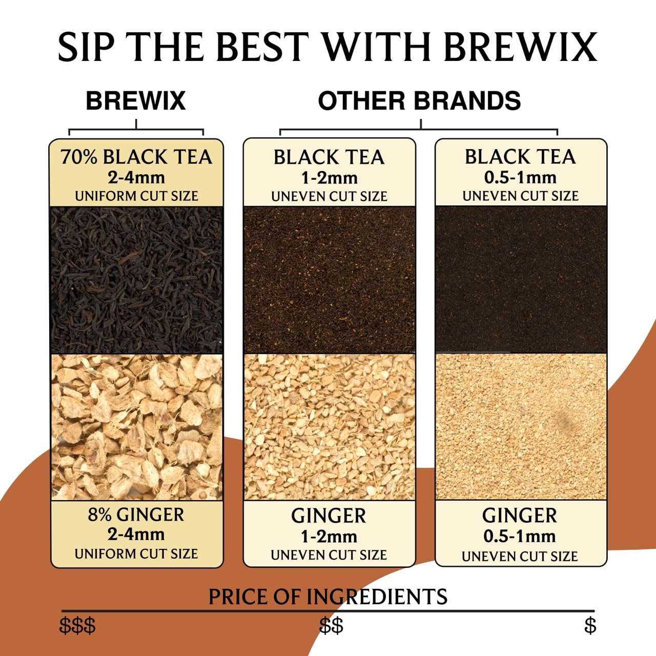 BREWIX brewed masala chai steaming in a cup delivering bold spice notes