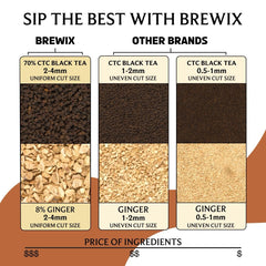 BREWIX spice blend detail with cardamom and cinnamon, emphasizes aromatic balance