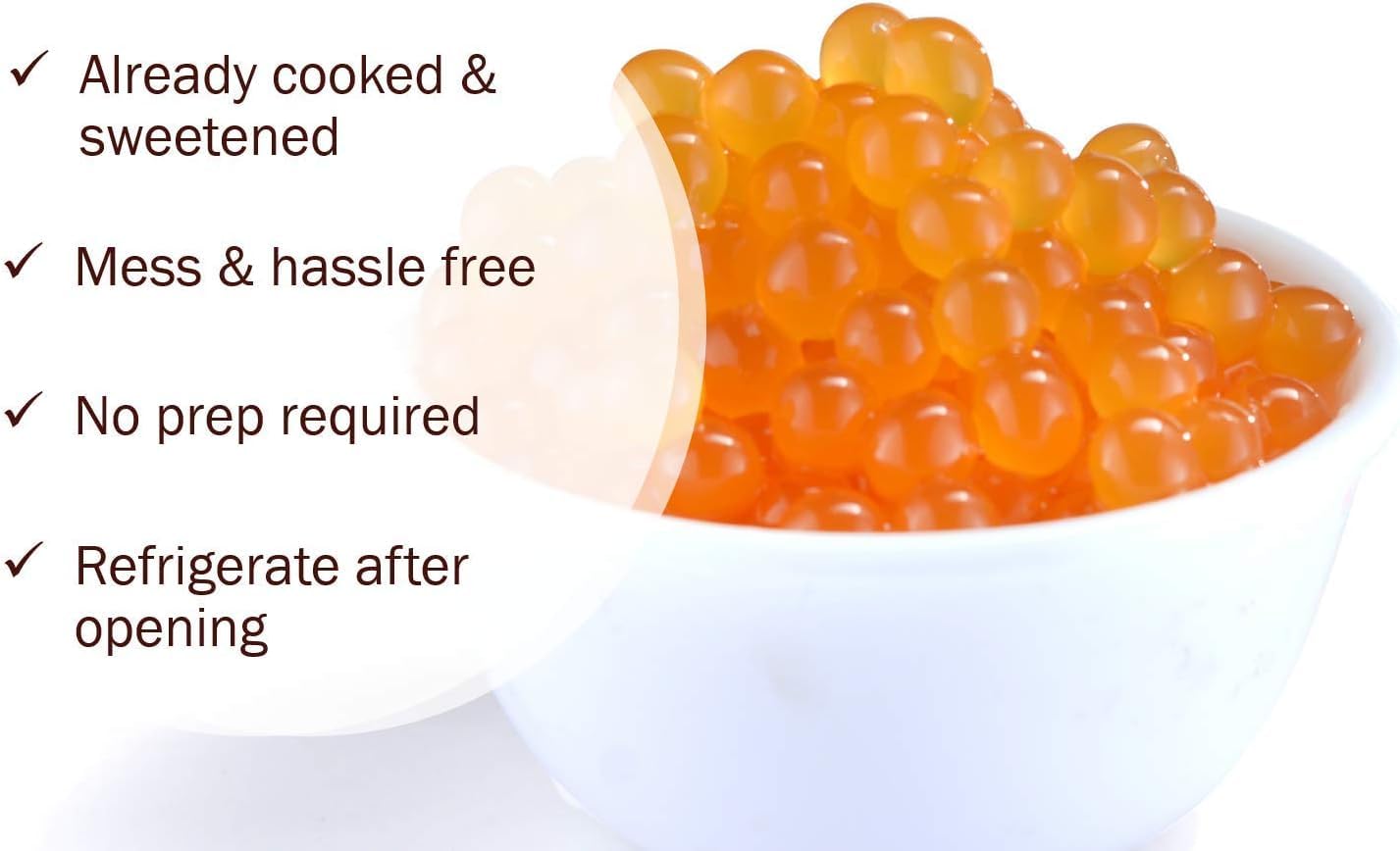 BREXONIC close-up of translucent passion fruit pearls highlighting juicy texture and appeal