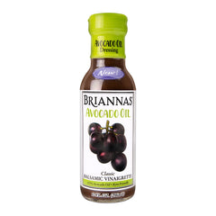 BRIANNAS bottle front view showing label and 10 oz size, adds fresh flavor