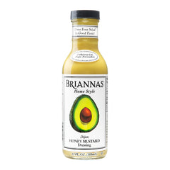 BRIANNAS bottle front view showing label and gluten free benefit