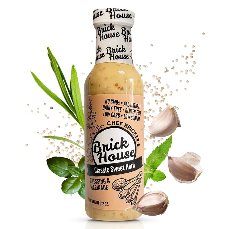 Brick House front label showing 12 oz bottle and clear ingredients benefits