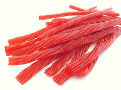 Bricktown Goods close-up of twist texture highlighting soft chew and consistent cherry appeal