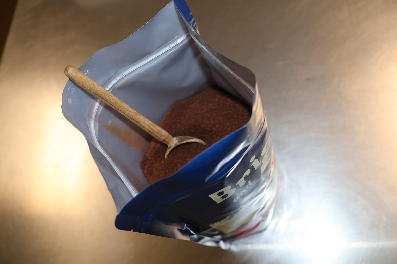 Bright and Early close-up of ground coffee texture illustrating even grind for consistent brewing
