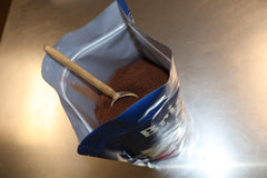 Bright and Early close-up of ground coffee texture illustrating even grind for consistent brewing