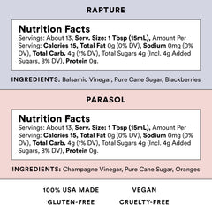 Brightland Rapture vinegar texture close-up highlighting rich berry color and depth