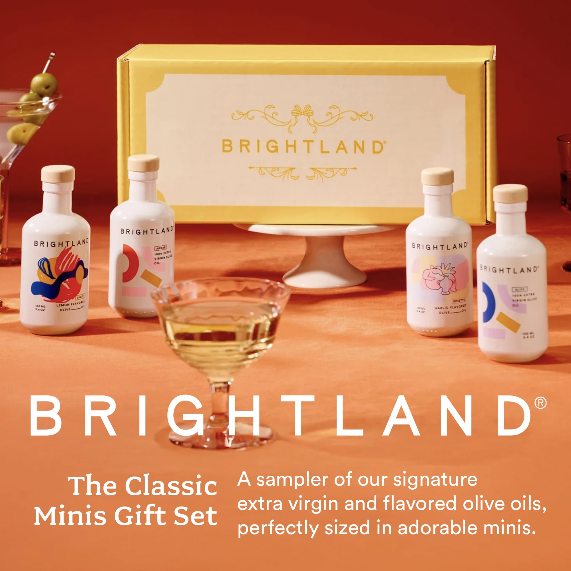 Brightland close-up labels showcasing bottle design and flavor cues for easy selection
