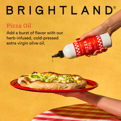 Brightland label close-up highlighting jalapeño and herb flavor details