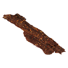 Generic Brisket Chips Co served on plate in lifestyle scene showing convenient protein snack