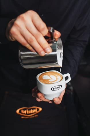 Bristot lifestyle kitchen cup demonstrating enjoyment and café-quality benefit
