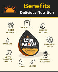 Close-up of Brite Start broth gel texture highlighting collagen and gelatin richness