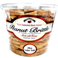 Brittle-Brittle front packaging showing 38 oz size and branding for clear buying choice