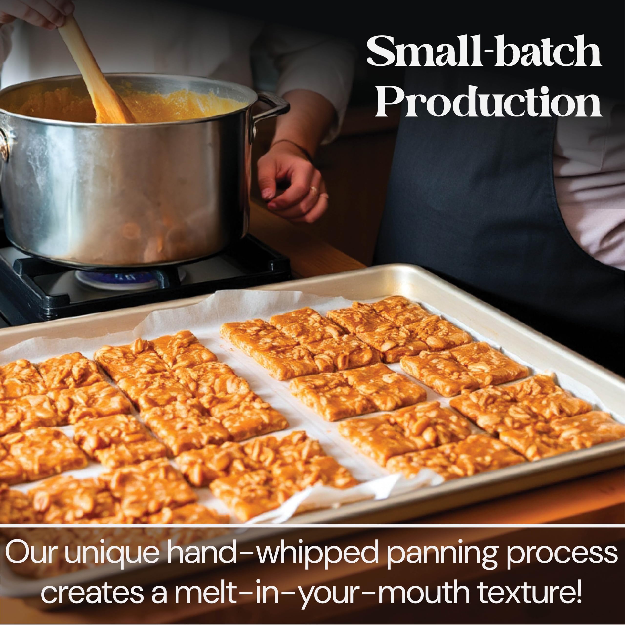 Brittle-Brittle served in a bowl at a party demonstrating crowd-pleasing snack appeal