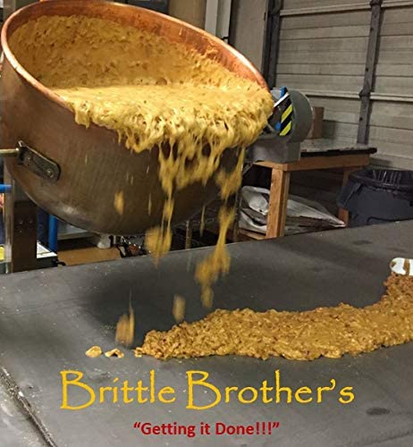 Brittle Brothers open gift box display with neatly arranged brittle pieces for gifting