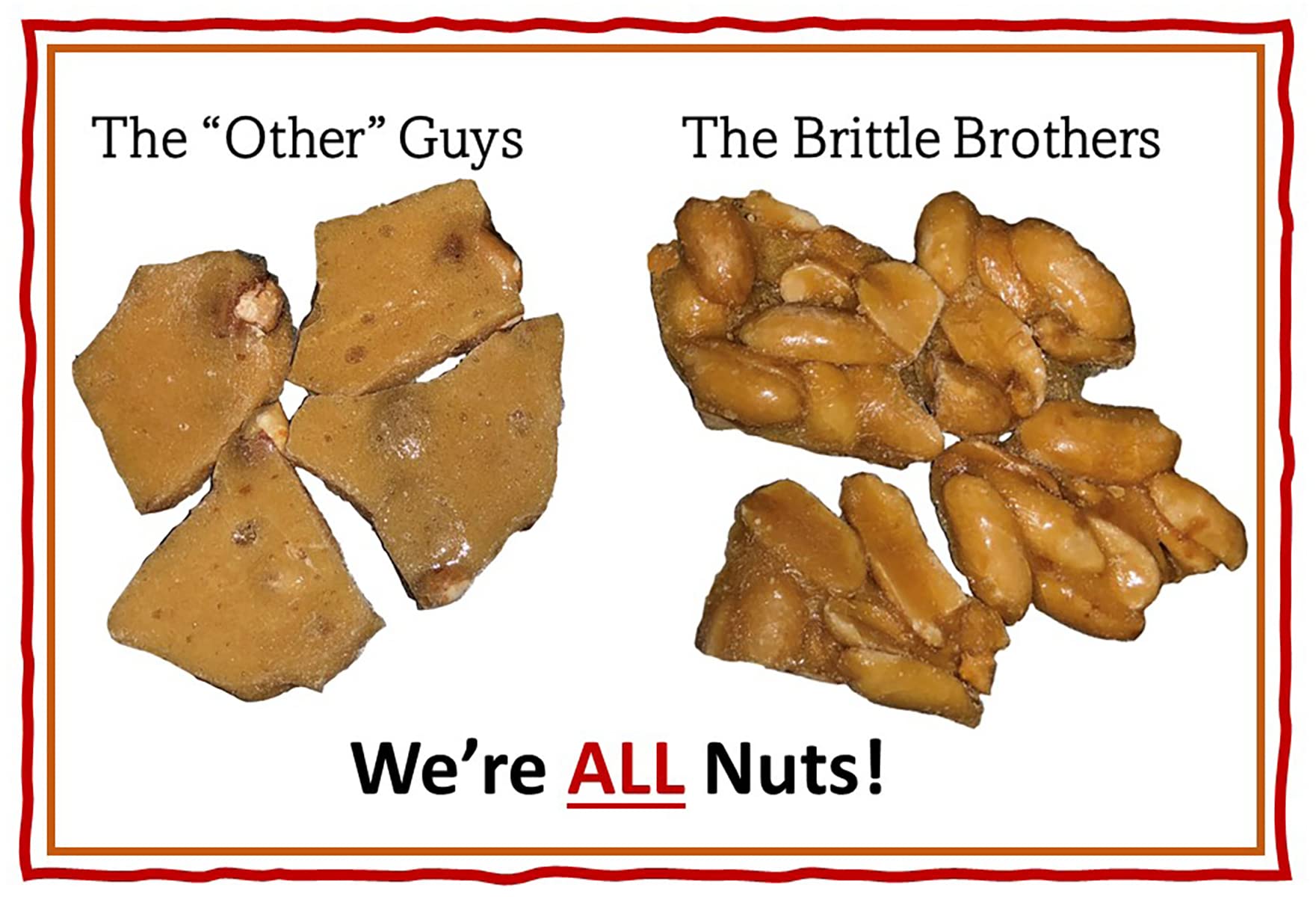 Brittle Brothers close-up of brittle texture highlighting crisp buttery crunch
