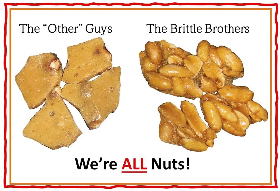 Brittle Brothers close-up of toasted peanuts highlighting nut-forward texture