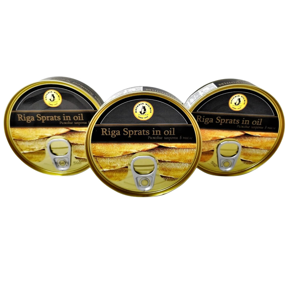 BRIVAIS VILNIS close-up smoked sprat texture highlighting natural smoking