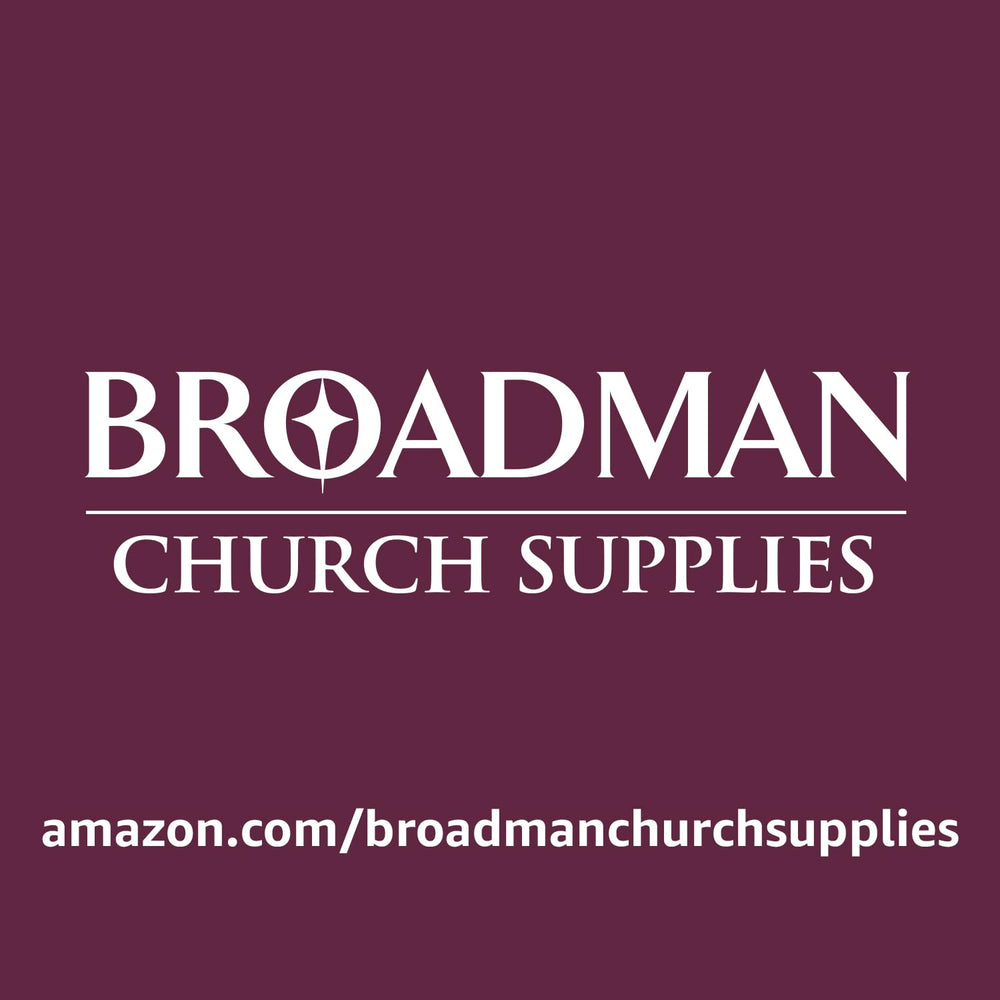BROADMAN CHURCH SUPPLIES wafers on altar setting showing ready-to-serve presentation