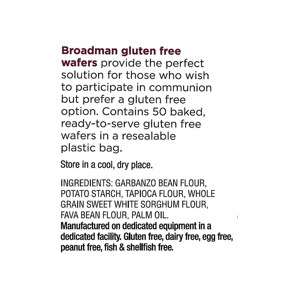 Broadman wafer next to a coin for scale showing portion-size clarity benefit