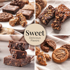 Broadway Basketeers close-up of cookie assortment showing soft texture and variety