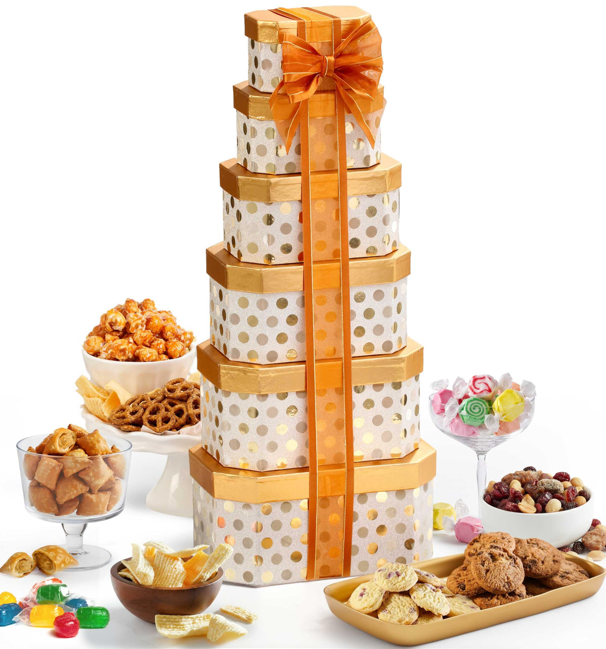 Broadway Basketeers front packaging showing stacked boxes and premium presentation