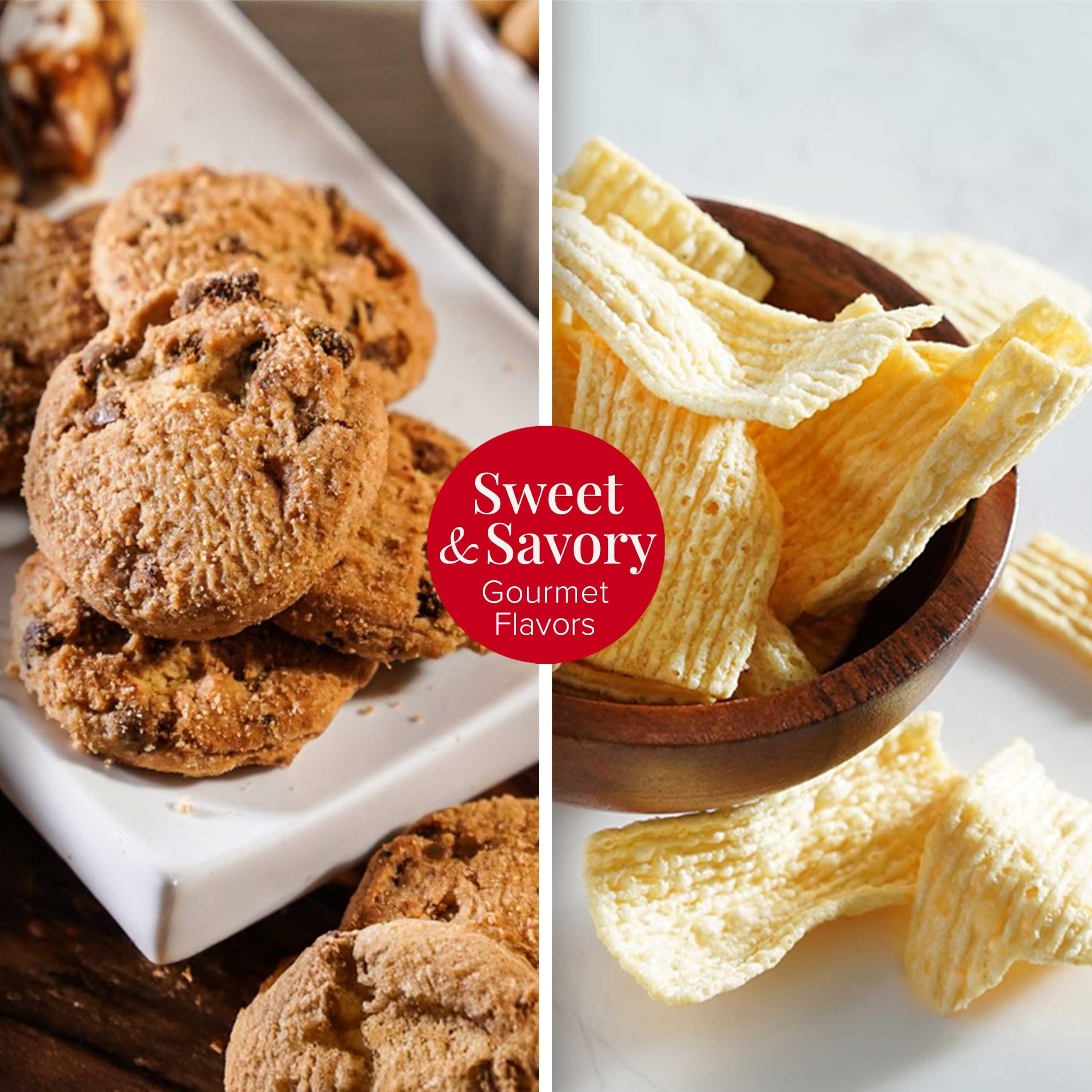Broadway Basketeers individually wrapped treats emphasizing freshness and convenience