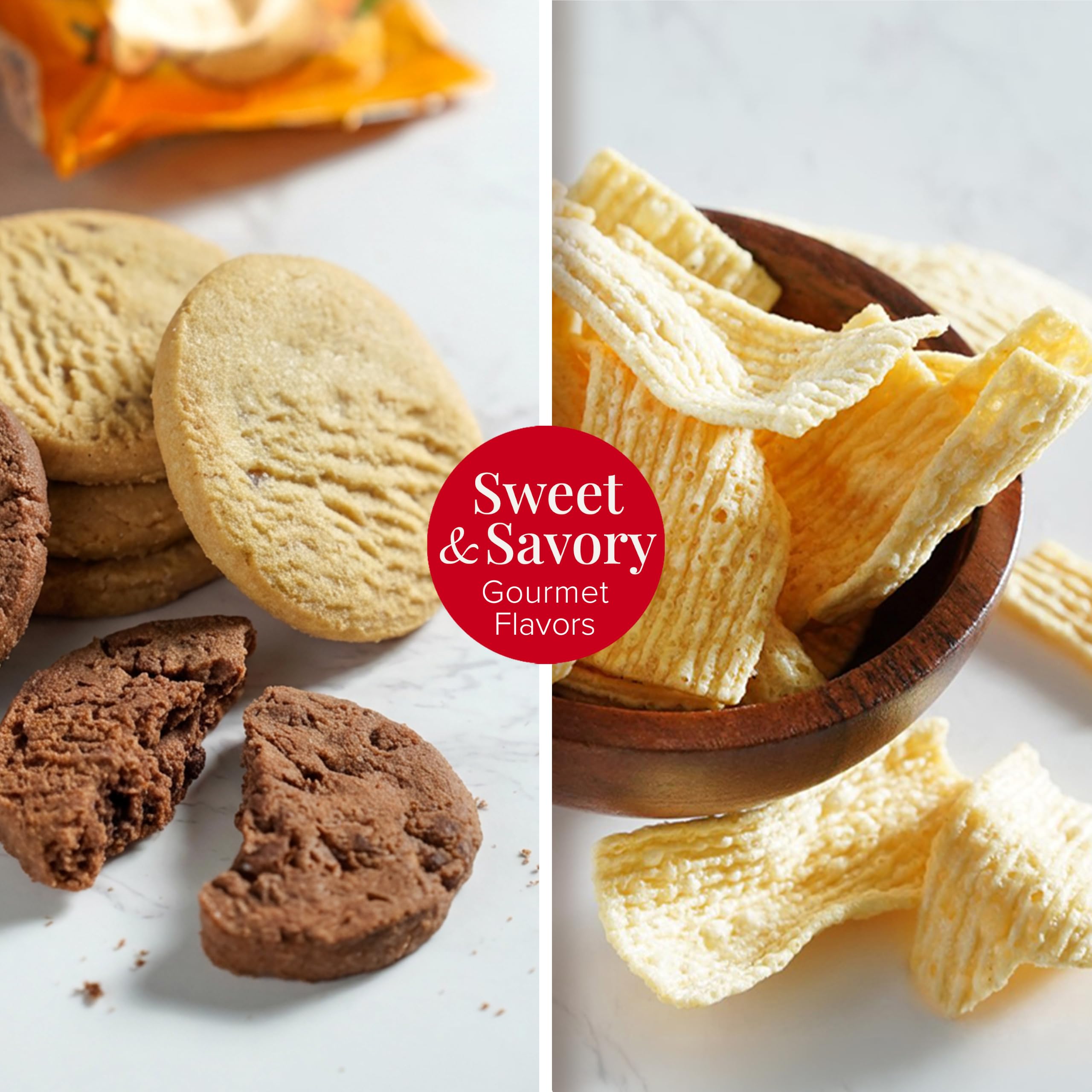 Broadway Basketeers individually wrapped selection demonstrating hygienic sharing