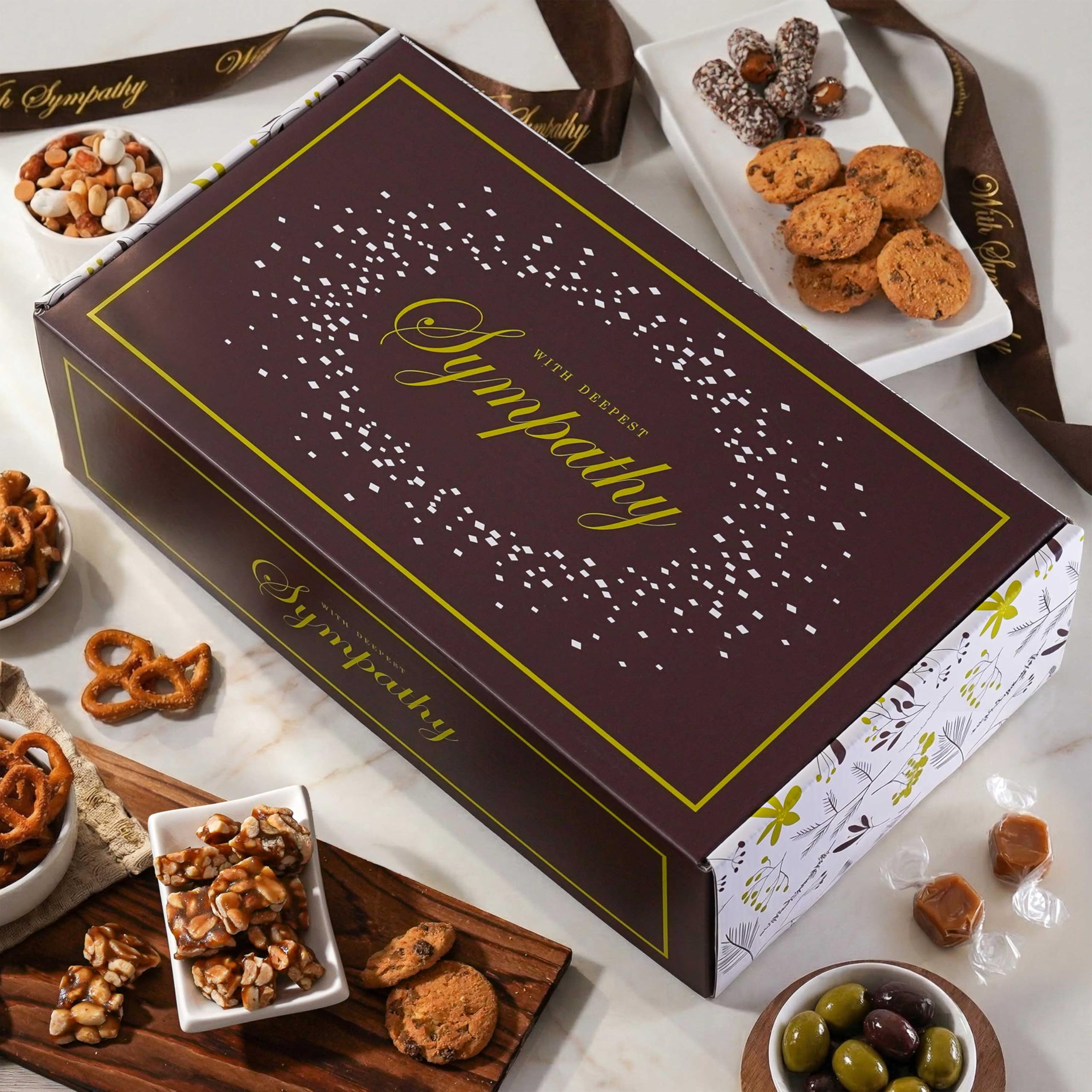 Broadway Basketeers Lindt truffles closeup highlighting premium chocolate comfort for grieving recipients