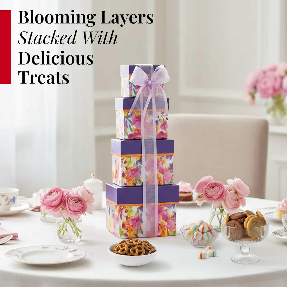 Broadway Basketeers tower beside common objects to show 6x6x15 inch scale and portability