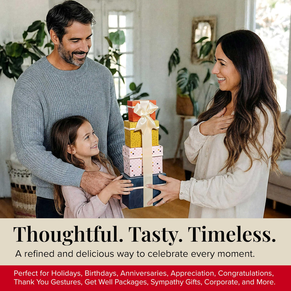Broadway Basketeers top box opened revealing individually wrapped cookies for freshness and sharing