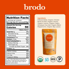 Brodo poured into a mug for sipping with comforting warmth benefit