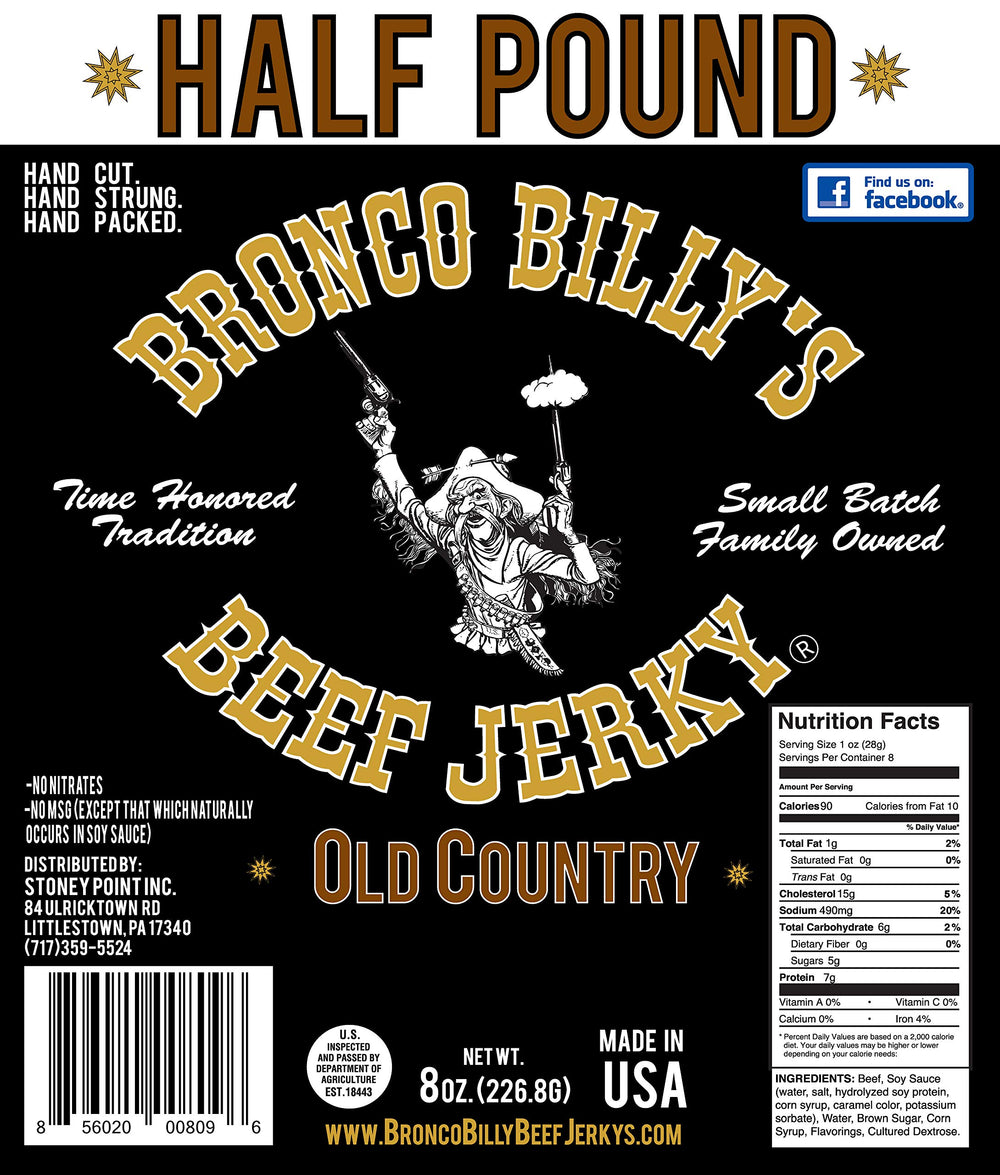 Bronco Billy's half-pound portions lined up for sharing and pantry storage