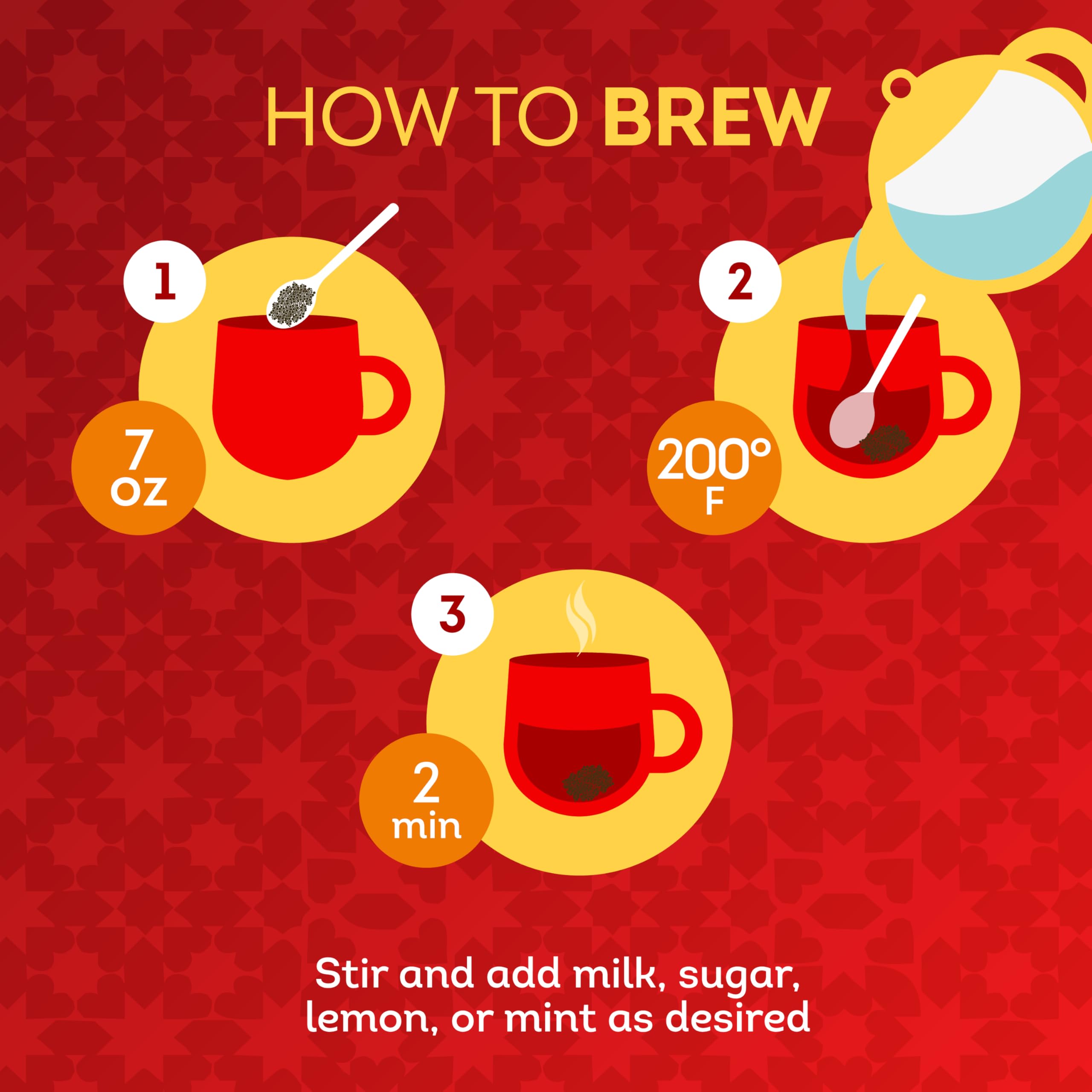 Brooke Bond scale comparison with 900g pack showing quantity value for frequent drinkers