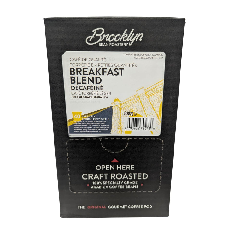 Brooklyn Beans pod close-up showing sealed lid and fine grind texture for fresh flavor