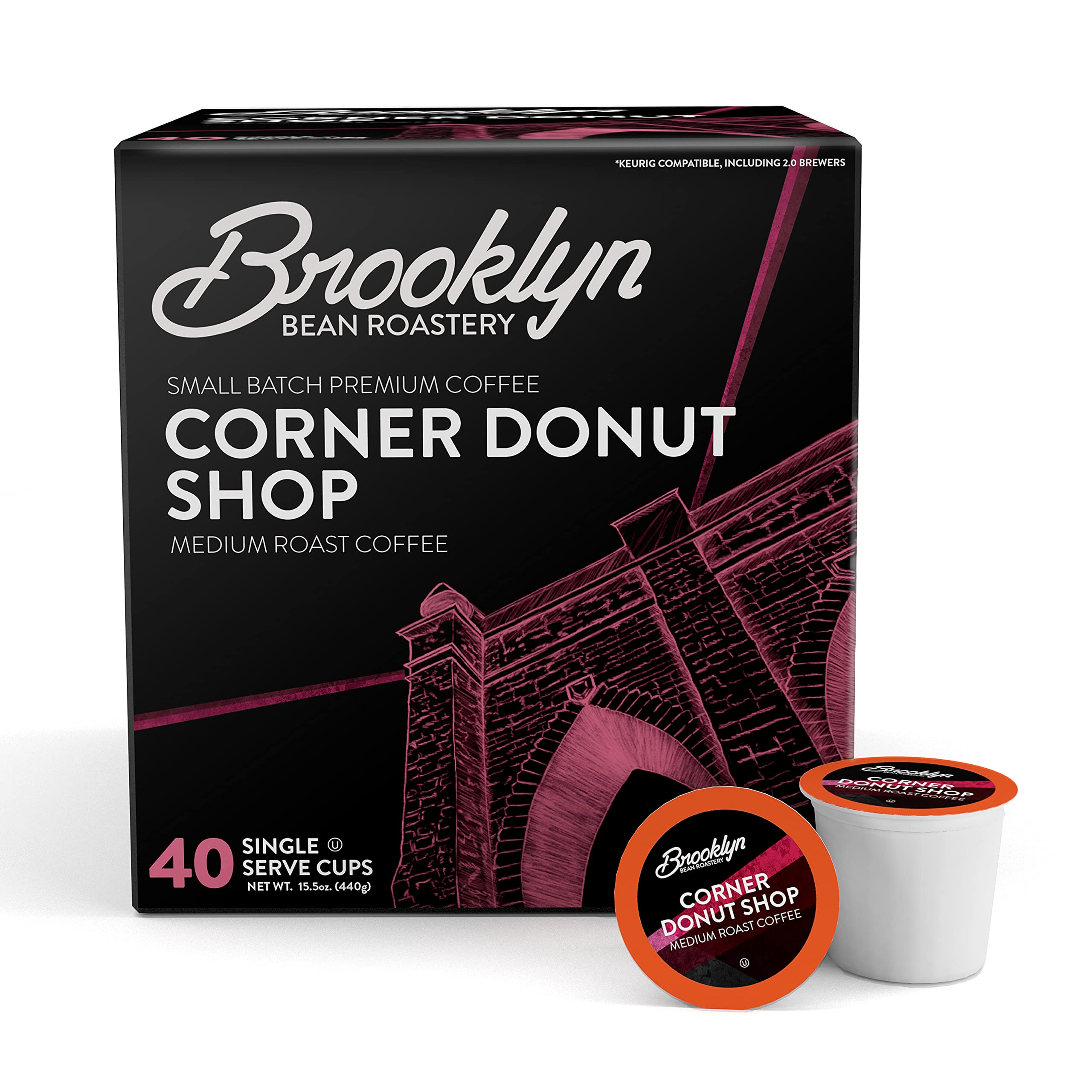Brooklyn Beans front packaging showing 40-count box and product name benefit convenience