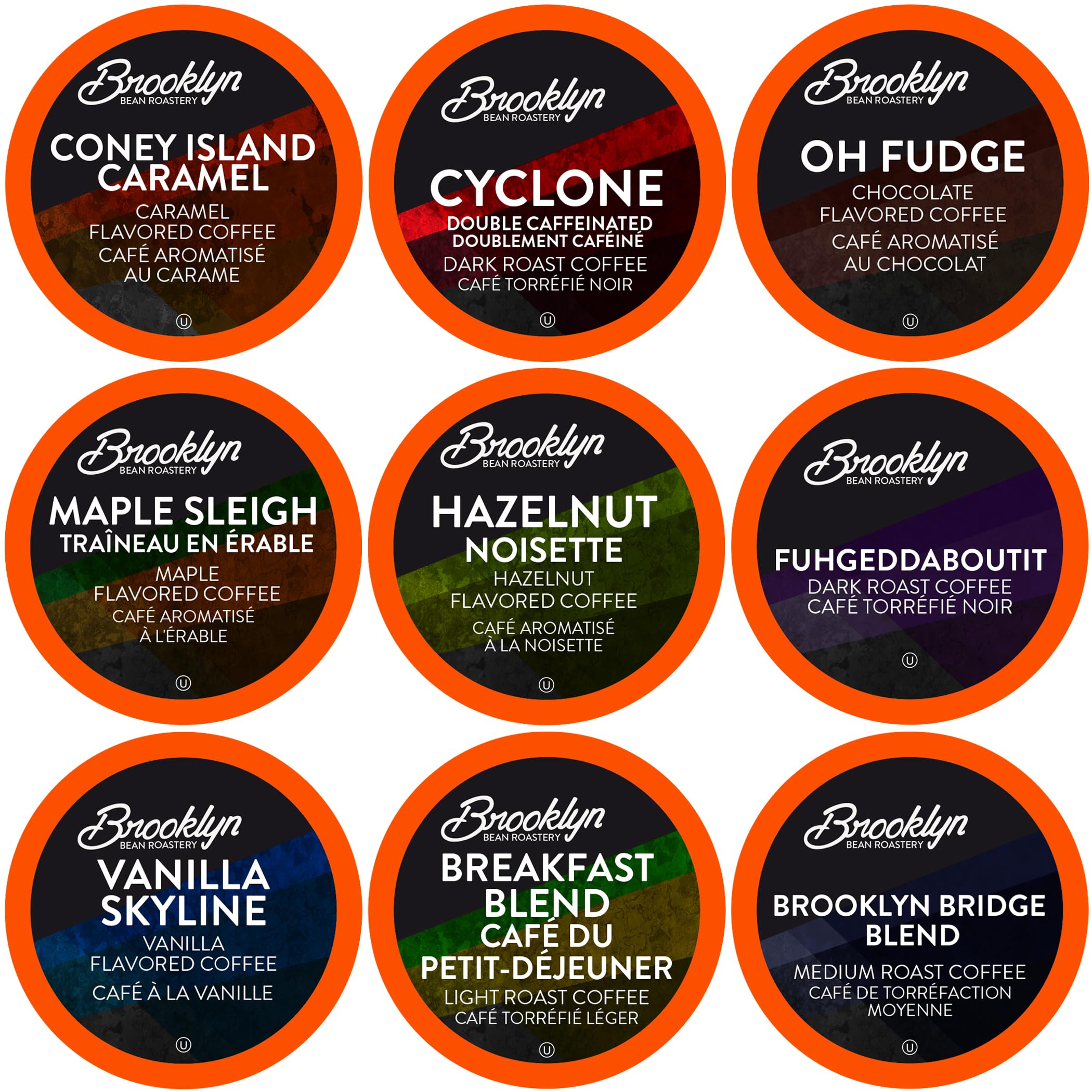 Brooklyn Beans front packaging showing assorted pods and easy brewing convenience