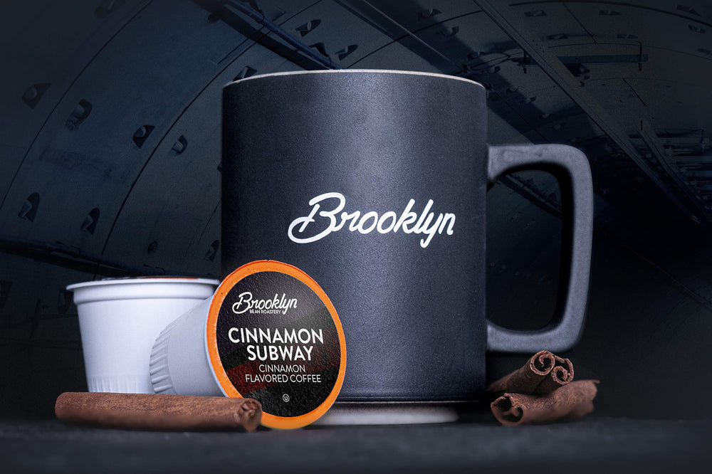 Brooklyn Beans ground coffee spill showing texture and quality benefit
