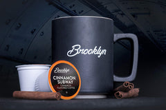 Brooklyn Beans ground coffee spill showing texture and quality benefit