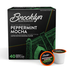 Brooklyn Beans pod close-up showing pod texture and clear brand labeling benefit