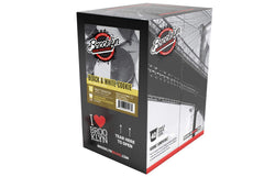 Brooklyn Beans pod inside Keurig machine during brew cycle, delivering convenient single-serve coffee